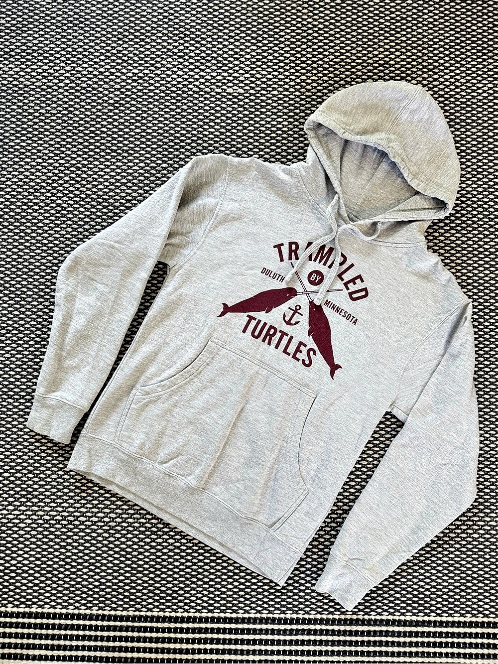 Trampled by Turtles Independent Trading Company Graphic Pullover Hoodie in Gray
